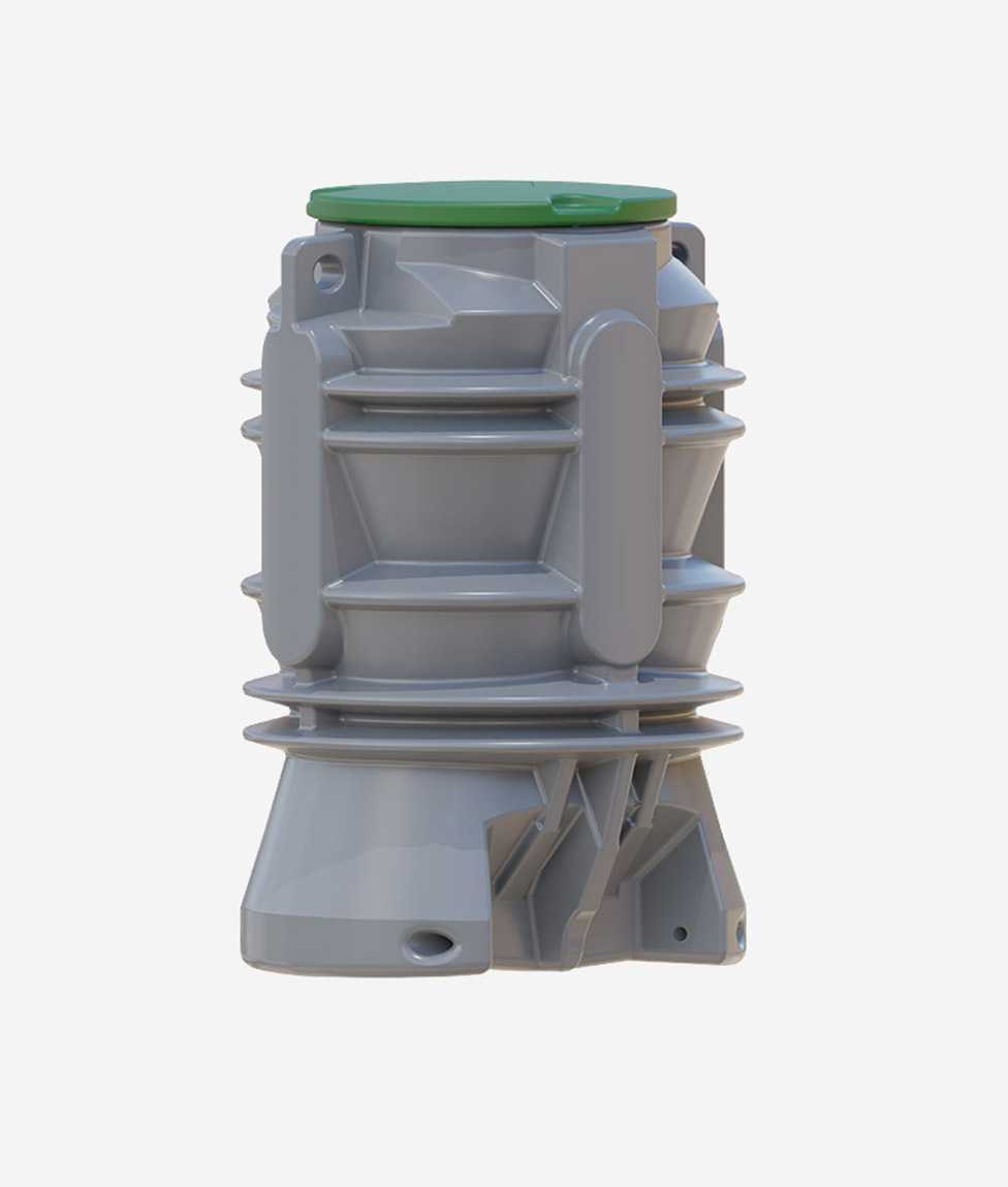 Découvrez la cuve de relevage innoclair 1200, pour les habitations non reliées au tout-à-l'égout